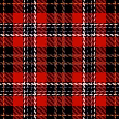 Tartan Ekose İskoç Dikişsiz Desen.