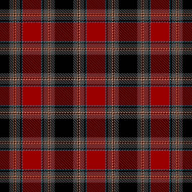 Tartan Ekose İskoç Dikişsiz Desen.