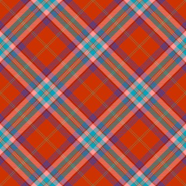 Tartan Ekose İskoç Dikişsiz Desen.