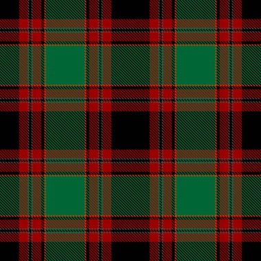 Tartan Ekose İskoç Dikişsiz Desen.
