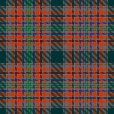 Tartan Ekose İskoç Dikişsiz Desen.