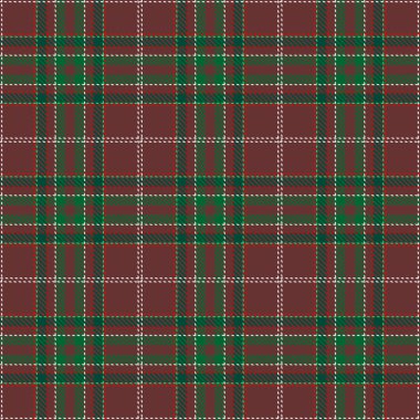 Tartan Ekose İskoç Dikişsiz Desen.