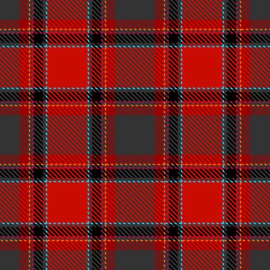 Tartan Ekose İskoç Dikişsiz Desen.