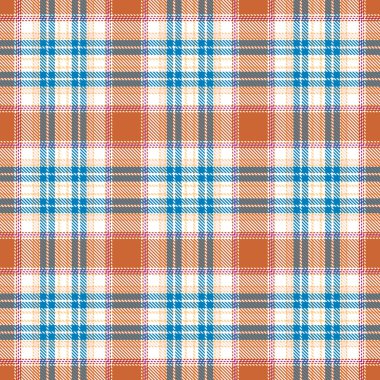 Tartan Ekose İskoç Dikişsiz Desen. 