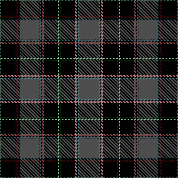 Tartan Plaid szkocki bezszwowy wzór. — Wektor stockowy