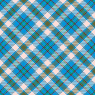 Tartan Ekose İskoç Dikişsiz Desen. 