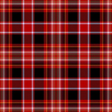 Tartan Ekose İskoç Dikişsiz Desen. 