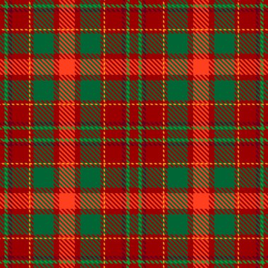 Tartan Ekose İskoç Dikişsiz Desen. 