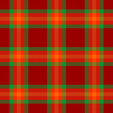 Tartan Ekose İskoç Dikişsiz Desen. 