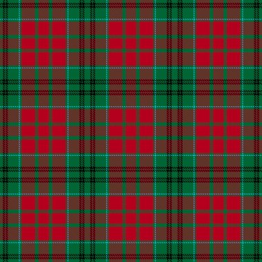 Tartan Ekose İskoç Dikişsiz Desen. 