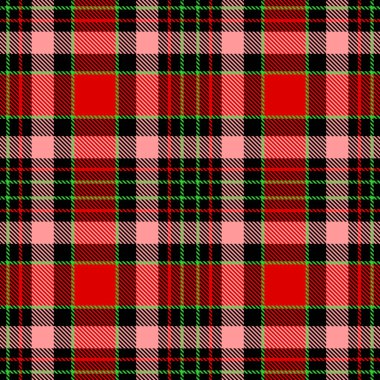  Tartan Ekose İskoç Dikişsiz Desen. 