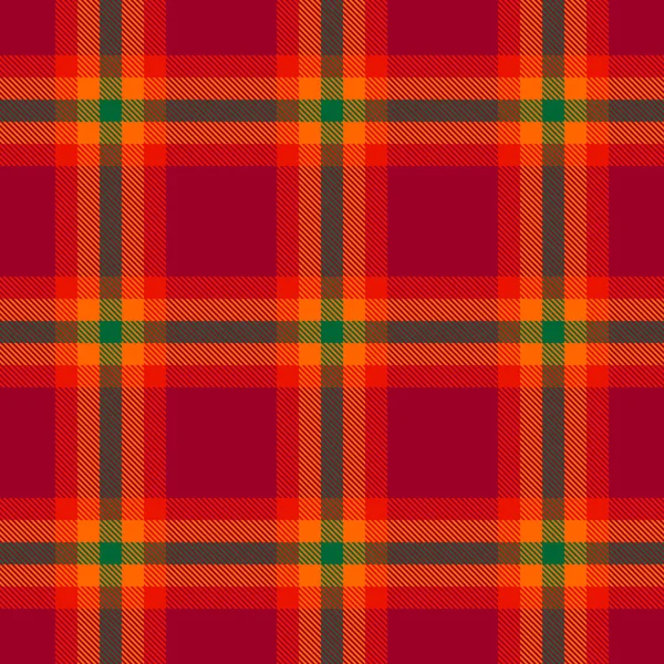 Tartan kockás skót zökkenőmentes Pattern. — Stock Vector