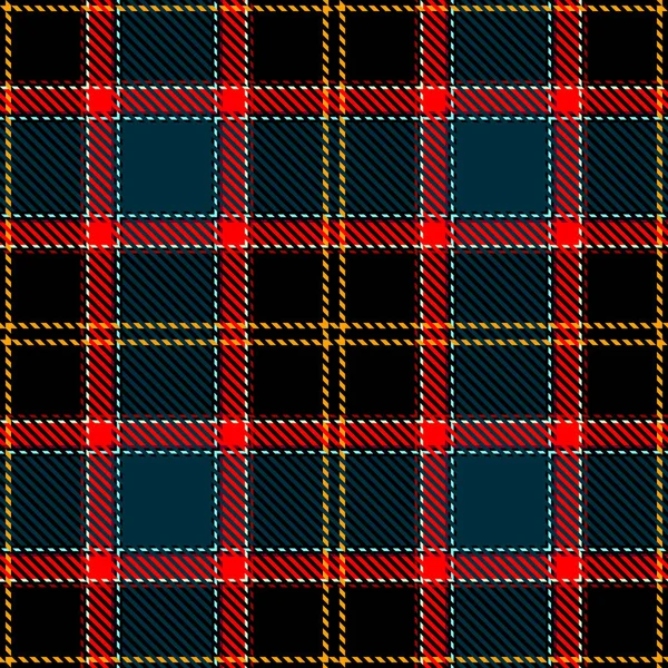 Tartan Plaid szkocki bezszwowy wzór. — Wektor stockowy