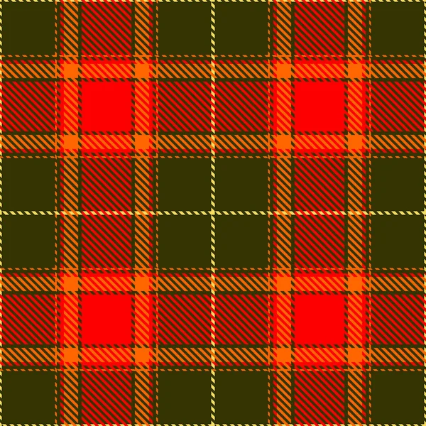 Tartan geruite Schotse naadloze patroon. — Stockvector