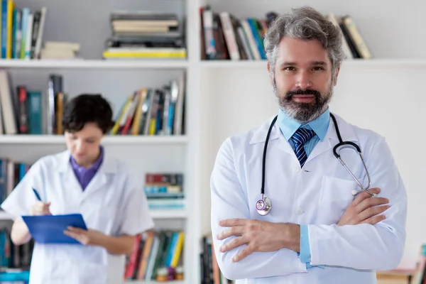 Portrait German General Practitioner Hospital — Stock Photo, Image