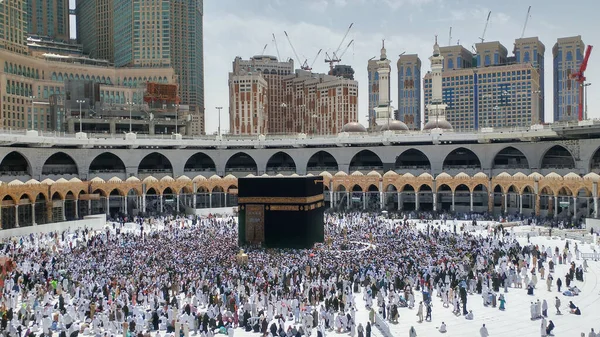 Медина Саудовская Аравия Декабря 2019 Года Путешествие Умры Хаджа Мечеть — стоковое фото