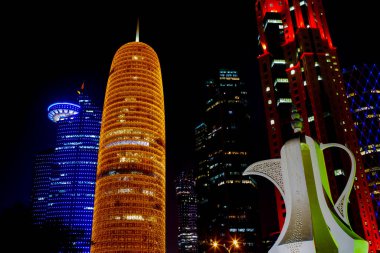 Katar başkentinin arkaplan resmi