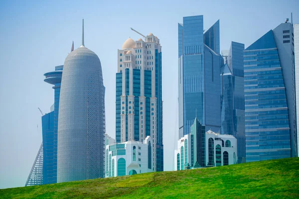 Imagen Fondo Capital Qatar Ciudad Capital — Foto de Stock