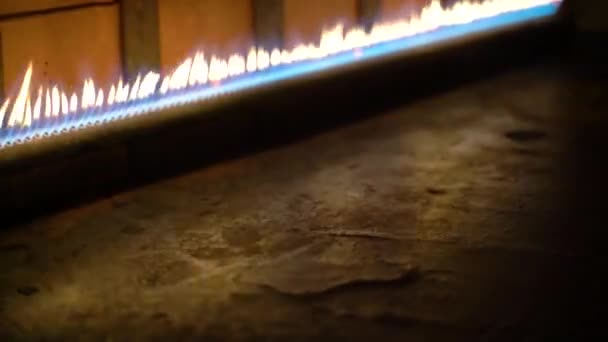 Manakish Pizza Gebakken Oven — Stockvideo