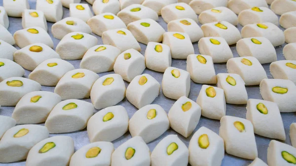 Ghorayeba Süßigkeiten Eid Frisst Kekse Des Islamischen Festes Fitr Ramadan — Stockfoto