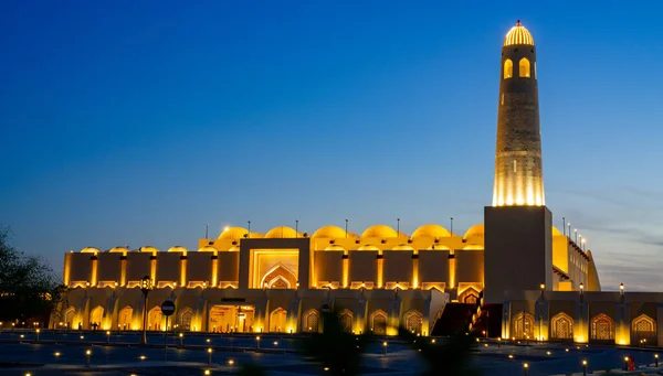 Mezquita Imam Abdul Wahab Gran Mezquita Del Estado Qatar — Foto de Stock