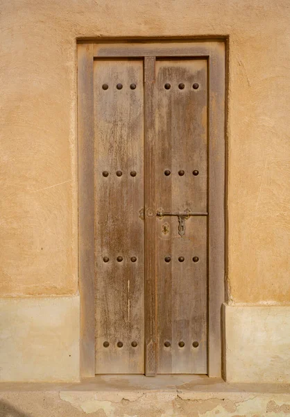 Traditional Arabic House Door Old Arab Door Arabic Style — Stock Photo, Image