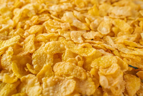 Hintergrundbild Von Cornflakes Auf Einem Tisch — Stockfoto