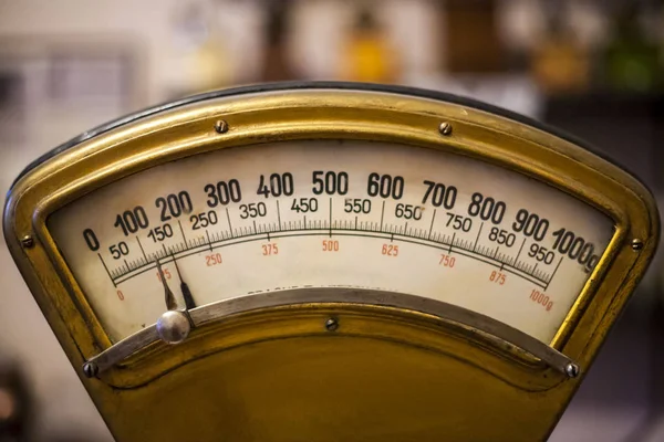 Old vintage scales for weighing food