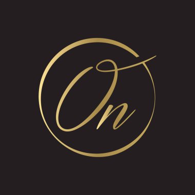 Logo Tasarım Vektör Şablonu Üzerine Basit İlk Harf. Harf Logosu Tasarımı Üzerine Soyut Asgari Tasarım