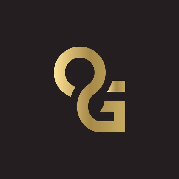 Начальная Простая Буква Logo Design Векторный Шаблон Абстрактный Дизайн Буквы — стоковый вектор