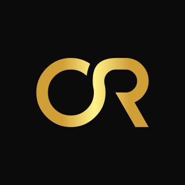 İlk Harf veya Logo Tasarım Vektör Şablonu. Soyut Harf Minimum Tipografi Logosu Tasarımı