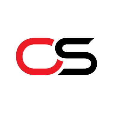 İlk Harf İşlem Logosu Tasarım Vektör Şablonu. Soyut Harf Minimum Tipografi Logosu Tasarımı