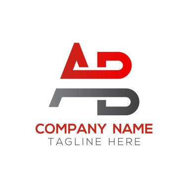 İlk AB Harf Logosu Tasarımı Modern İş Tipografisi Vektör Şablonu. Yaratıcı Bağlı Harf AB Logo Tasarımı