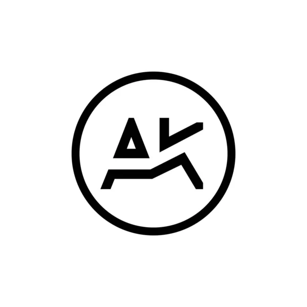 Logo Design Modelo Vetor Tipografia Negócios Modelo Logotipo Carta Vinculada — Vetor de Stock