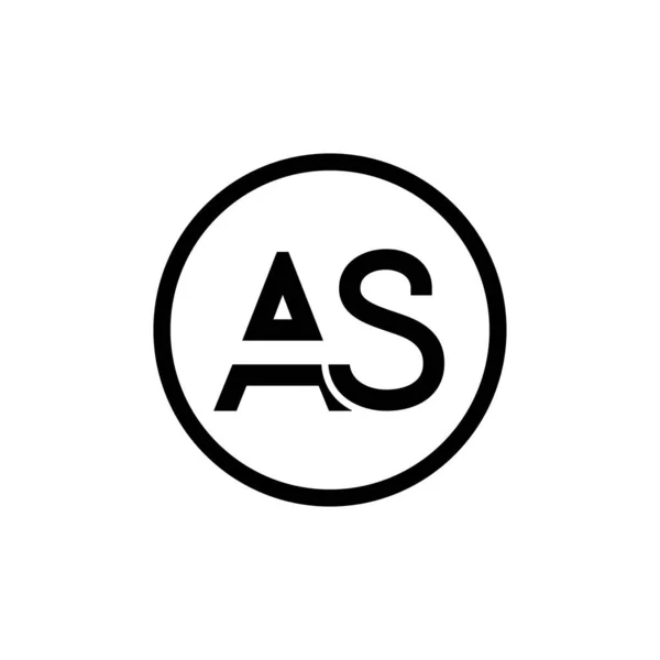 Logo Design Tipografía Negocios Vector Template Carta Vinculada Creativa Logo — Vector de stock