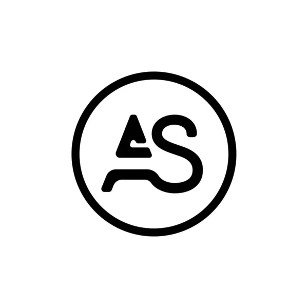 Logo Design Modelo Vetor Tipografia Negócios Carta Vinculada Criativa Como — Vetor de Stock