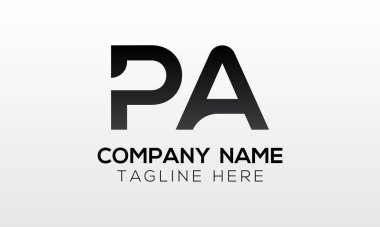 Yaratıcı modern iş tipografisi vektör şablonlu PA Mektup logosu. Yaratıcı Harf PA Logo Vektörü.