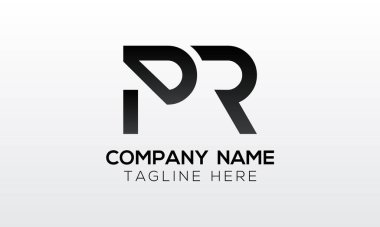 Yaratıcı modern iş tipografisi vektör şablonlu ilk halkla ilişkiler mektup logosu. Yaratıcı Harf Halkla İlişkiler Logo Vektörü.