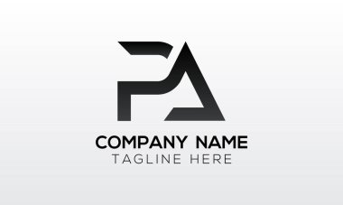 Yaratıcı modern iş tipografisi vektör şablonlu PA Mektup logosu. Yaratıcı Harf PA Logo Vektörü.