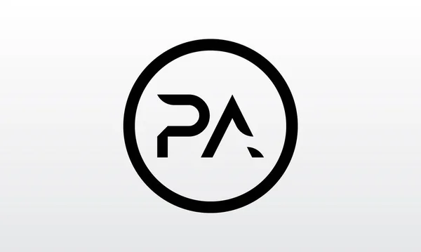 Lettera Iniziale Logo Con Creative Modern Business Typography Vector Template — Vettoriale Stock