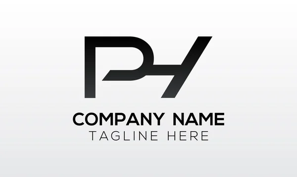 Logo Inicial Carta Con Tipografía Creativa Moderna Del Negocio Plantilla — Vector de stock