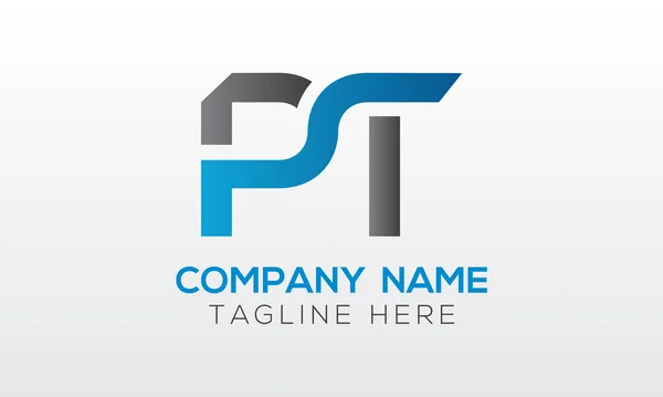 Wstępne Logo List Kreatywnym Nowoczesnym Biznesem Typografia Wektor Szablon List — Wektor stockowy