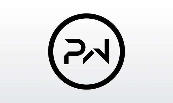 Logo Iniziale Della Lettera Con Modello Creativo Moderno Tipografia Aziendale — Vettoriale Stock