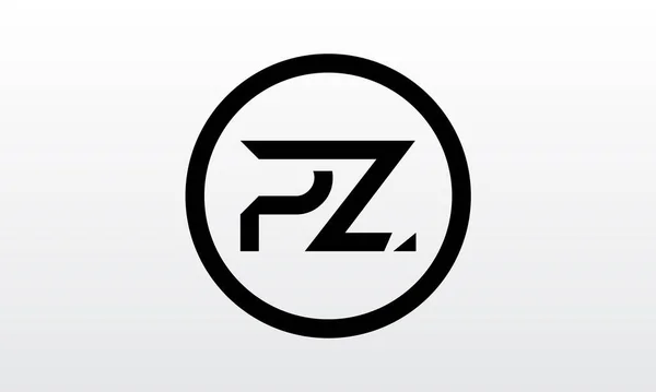 Logo Initial Lettre Avec Modèle Vectoriel Moderne Créatif Typographie Affaires — Image vectorielle