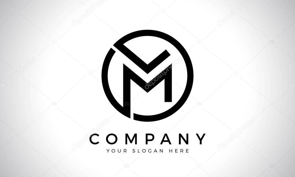 Initial Letter M Logo With Creative Modern Business Typography Vector Template. Creative Abstract Letter M Logo Design