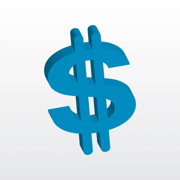 Kreatives Dollarzeichen Icon Design Dollar Zeichen — Stockvektor