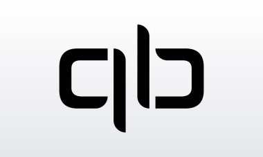İlk harf QB logo tasarımı ve yaratıcı modern iş tipografi vektör şablonu. Yaratıcı izole edilmiş QB harf logosu tasarımı
