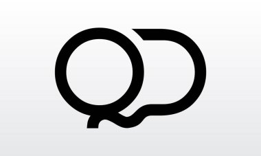 İlk harf QD logo tasarımı ve yaratıcı modern iş tipografi vektör şablonu. Yaratıcı izole edilmiş QD harf logosu tasarımı