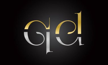 İlk harf QD logo tasarımı ve yaratıcı modern iş tipografi vektör şablonu. Yaratıcı izole edilmiş QD harf logosu tasarımı