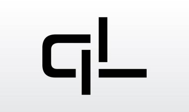 Modern iş tipografi vektör şablonlu ilk harf QL logo tasarımı. Yaratıcı izole QL harf logosu tasarımı